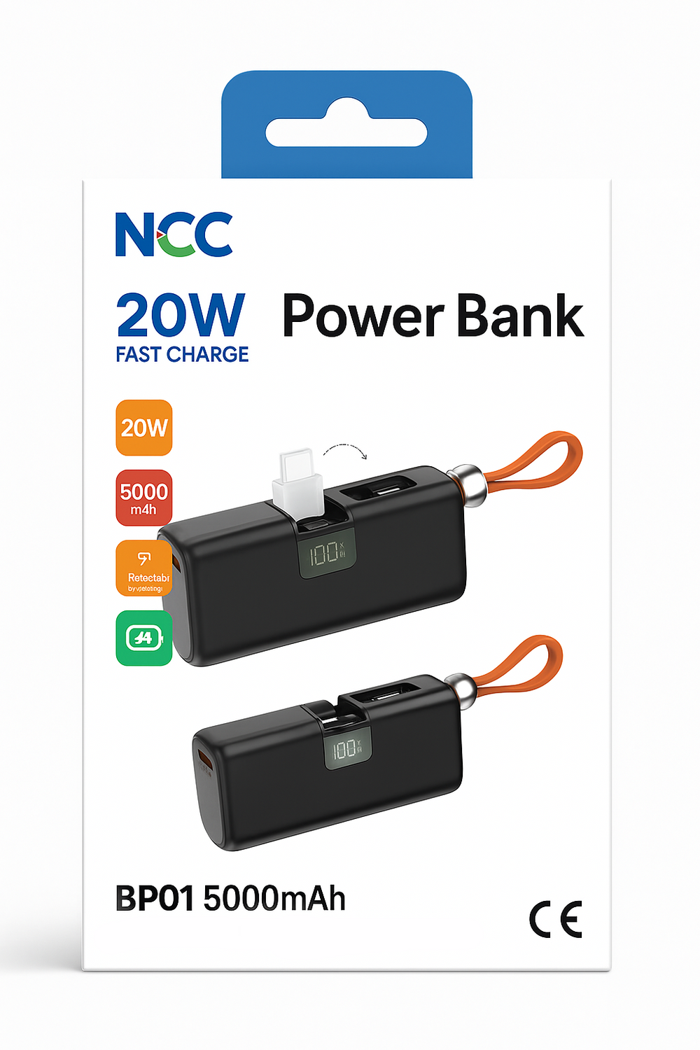 NCC 5000mAh Mini Capsule Power Bank
