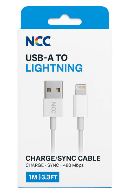 NCC USB to 8-Pin Charging Cable
